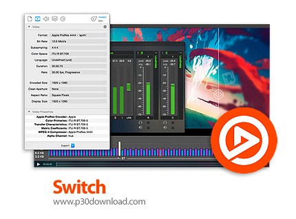 دانلود Telestream Switch Pro v5.0.2615 x64 - نرم افزار پخش فایل های صوتی و ویدئویی و نمایش متادیتا آ