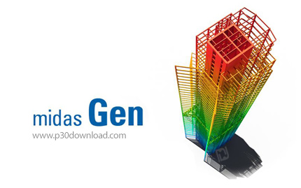 دانلود midas Gen 2017 v1.1 - نرم افزار قدرتمند طراحی و آنالیز انواع سازه و ساختمان