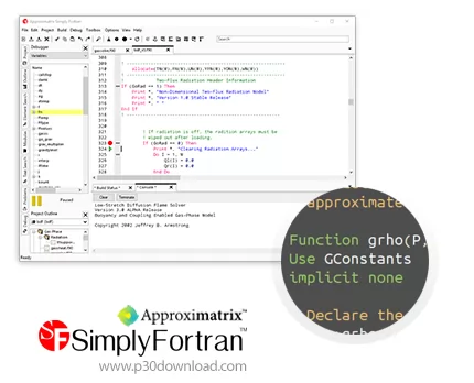 دانلود Approximatrix Simply Fortran v3.37.4300 - نرم افزار برنامه‌نویسی به زبان فورترن