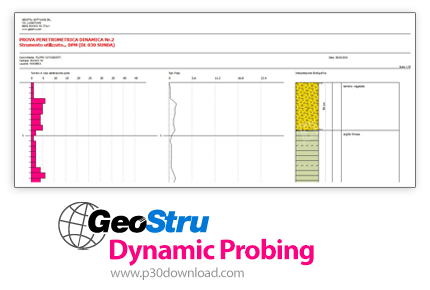 دانلود GeoStru Dynamic Probing v2018.25.5.834 - نرم‌افزار تفسیر میزان نفوذ پذیری پویای خاک