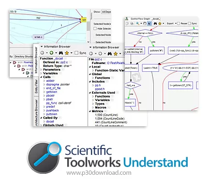 دانلود Scientific Toolworks Understand v6.5.1203 x64 + v6.1.1092 x86 - نرم افزار تجزیه و تحلیل پایگاه های بزرگ کدهای برنامه نویسی