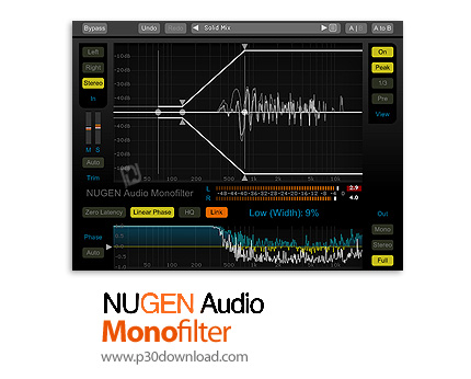 دانلود NUGEN Audio Monofilter v4.1.15 - پلاگین صوتی برای کنترل ناحیه بیس