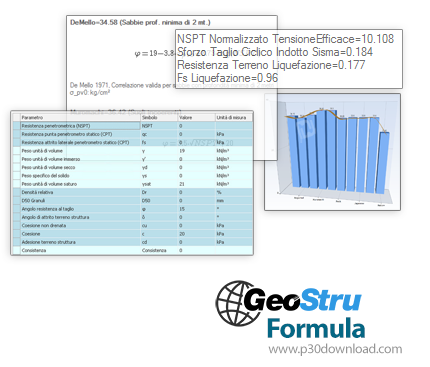 دانلود GeoStru Formula v2019.7.3.425 - نرم‌افزاری شامل تمامی فرمول‌های زمین‌شناسی و ژئوتکنیک