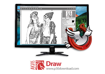 دانلود AKVIS Draw v7.1.575.17438 x86/x64 - نرم افزار تبدیل عکس به طرح های نقاشی با مداد