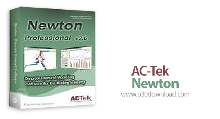 دانلود AC-Tek Newton v2.60.00 - نرم‌افزار شبیه‌سازی مواد دانه‌ای به روش المان گسسته