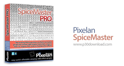 دانلود Pixelan SpiceMaster Pro v3.01 - پلاگین ترانزیشن های ویدیویی و افکت های متحرک