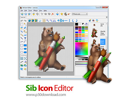 دانلود Sib Icon Editor v5.19 - نرم افزار ساخت و ویرایش آیکون
