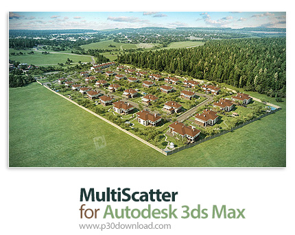 دانلود MultiScatter v1.091 for Autodesk 3ds Max - پلاگین تکثیر اشیا در تری دی مکس