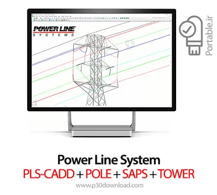 دانلود Power Line System PLS-CADD + POLE + SAPS + TOWER v9.20 Portable - نرم افزارهای طراحی و آنالیز