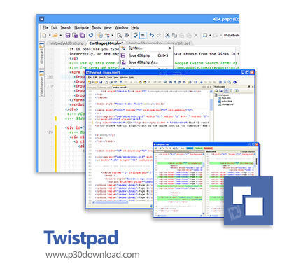 دانلود Twistpad v2.52 SR1 - نرم افزار ویرایشگر متن و کد