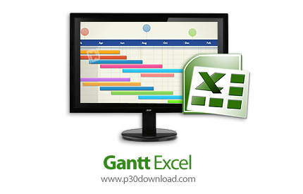 دانلود Gantt Excel v2.61 - قالب اکسل برای رسم خودکار نمودار گانت