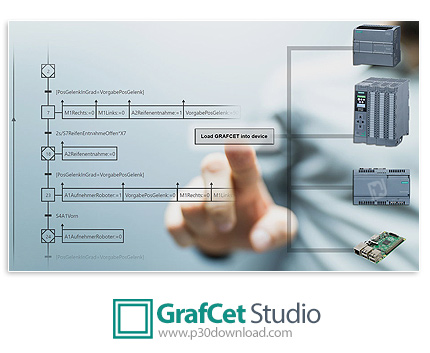 دانلود GrafCet Studio Pro v2.5.0.5 - نرم افزار طراحی نمودار عملکرد مراحل انتقال در سیستم