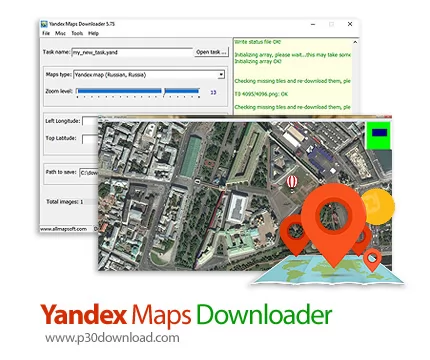 دانلود AllMapSoft Yandex Maps Downloader v5.827 - نرم افزار دانلود نقشه های یاندکس مپ