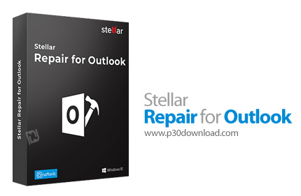 دانلود Stellar Repair for Outlook Technician v10.0.0.1 - نرم افزار فشرده سازی، تقسیم بندی و تعمیر فا