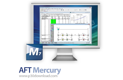 دانلود AFT Mercury v7.0 - نرم‌افزار هوشمند لوله‌کشی جریان‌های تراکم ناپذیر