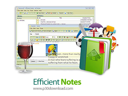 دانلود Efficient Notes Network v5.60 Build 559 - نرم افزار مدیریت همزمان تمام یادداشت ها و یادآوری ه