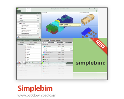 دانلود Datacubist Simplebim v5.0 - ‌نرم‌افزار ویرایش مدل‌سازی اطلاعات ساختمان (BIM)