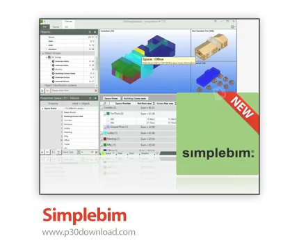 دانلود Simplebim v10.0 SR7 - ‌نرم‌افزار ویرایش مدل‌سازی اطلاعات ساختمان (BIM)