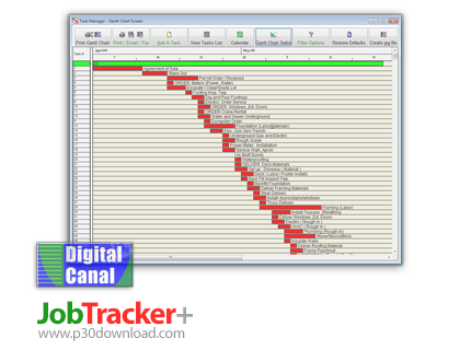 دانلود Digital Canal JobTracker+ v4.10 build 227.4 - نرم‌افزار برنامه‌ریزی کار‌های روزانه