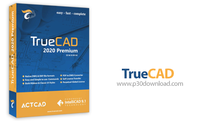 دانلود TrueCAD Premium 2020 v9.1.438.0 x86/x64 - نرم افزار طراحی صنعتی دوبعدی و مدل‌سازی سه‌بعدی