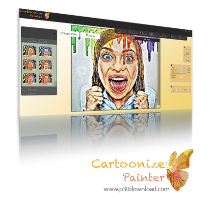 دانلود Cartoonize Painter v1.4.1 - نرم افزار تبدیل عکس به نقاشی کارتونی