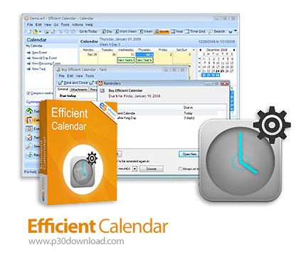 [نرم افزار] دانلود Efficient Calendar Network v5.60 Build 559 – نرم افزار تقویم و مدیریت و برنامه ریزی کار ها