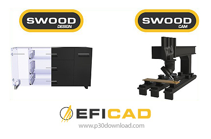 دانلود EFICAD Swood 2019 SP3 x64 - پلاگین نجاری و کار با چوب در سالیدورکس