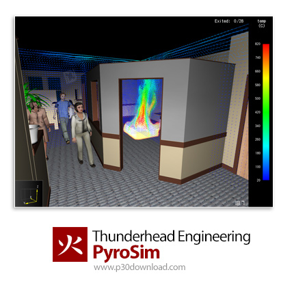 دانلود PyroSim v2021.3.0901 x64 - نرم افزار شبیه سازی دقیق آتش سوزی به صورت پویا
