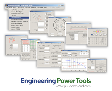دانلود Engineering Power Tools v2.0.5 Plus Edition - مجموعه جعبه ابزار و ماشین‌حساب مهندسی برای رشته
