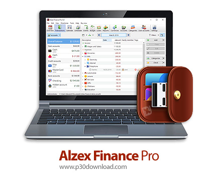 دانلود Alzex Finance Pro v7.0.10.313 - نرم افزار حسابداری شخصی