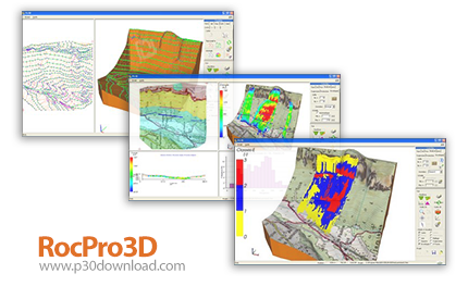 دانلود RocPro3D Professional v5.7.3 - نرم‌‎افزار شبیه‌سازی سنگ‌ریزش به صورت سه‌بعدی