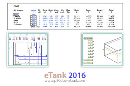دانلود HAC Innovations eTank 2016 v1.2.60 - نرم‌افزار طراحی و ارزیابی هزینه‌های ساخت مخازن