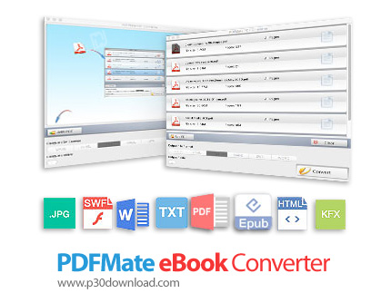 دانلود PDFMate eBook Converter Professional v1.1.1 - نرم افزار تبدیل فرمت و حذف محدودیت دی آر ام از 
