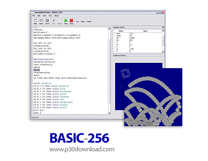 دانلود BASIC-256 v1.99.99.67 2016-02-03 - نرم افزار آموزش مبانی برنامه نویسی به افراد مبتدی