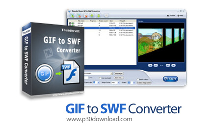 دانلود ThunderSoft GIF to SWF Converter v3.8.0.0 - نرم افزار تبدیل فایل های GIF به SWF