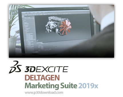 دانلود DS 3DEXCITE DELTAGEN Marketing Suite 2019x Refresh 1 Build 18548 x64 - نرم‌افزار ساده کردن جر