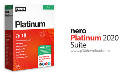 دانلود Nero 2020 Platinum Suite v22.0.02400 + Contents - مجموعه ابزارهای نرو