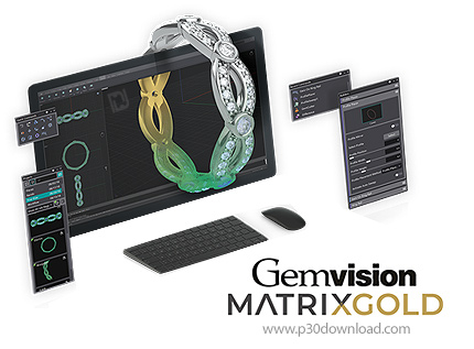 دانلود Gemvision MatrixGold 2019 v2.2.20059.1001 - نرم افزار طراحی جواهرات