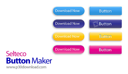 دانلود Selteco Web Button Maker v5.1.1 - نرم افزار طراحی دکمه های سه بعدی برای استفاده در سایت