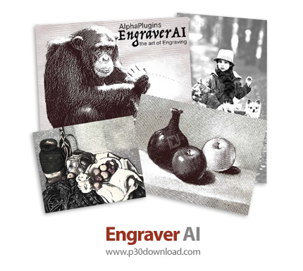 دانلود AlphaPlugins Engraver AI Plug-in for Photoshop v1.0 - پلاگین فتوشاپ برای ایجاد هوشمندانه و حر