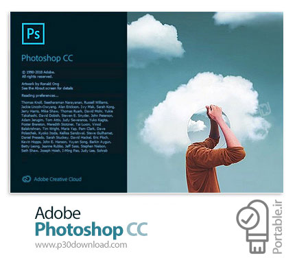 دانلود Adobe Photoshop CC 2019 v20.0.4 x64 Portable - نرم افزار ادوبی فتوشاپ سی‌سی 2019 پرتابل (بدون