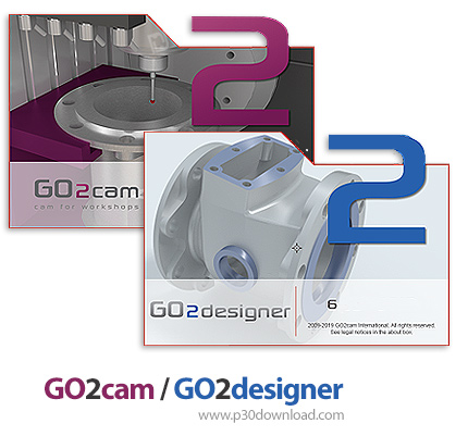 دانلود GO2cam + GO2designer v6.06.210 x64 + Content Pack - نرم افزار طراحی مسیر ابزار دستگاه‌های ترا