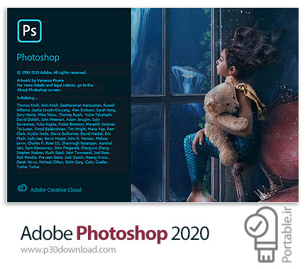 دانلود Adobe Photoshop 2020 v21.1.2 x64 Portable with Plugins and Camera Raw Profiles - نرم افزار اد