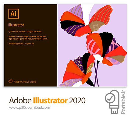 دانلود Adobe Illustrator 2020 v24.0.1.341 x64 Portable - نرم افزار ادوبی ایلوستریتور 2020 پرتابل (بد