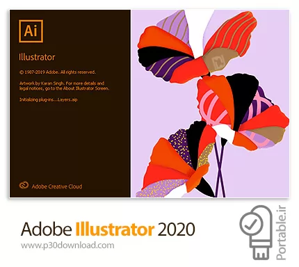دانلود Adobe Illustrator 2020 v24.0.1.341 x64 Portable - ایلاستریتور ۲۰۲۰، نرم‌افزار ویرایشگر گرافیک