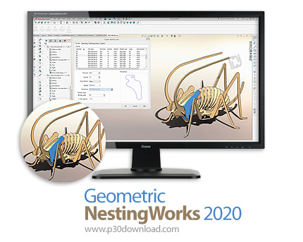 دانلود Geometric NestingWorks 2020 SP1 Build 2020/0311 for SolidWorks 2020 x64 - افزونه شبکه بندی لا
