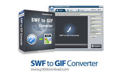 دانلود ThunderSoft SWF to GIF Converter v4.9.0 - نرم افزار تبدیل فایل های SWF به فرمت GIF