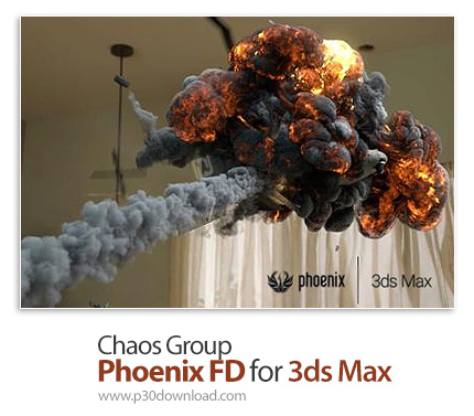 دانلود Phoenix FD v5.01.00 x64 + v4.x + v3.x for 3ds Max & V-Ray - پلاگین شبیه سازی آتش، دود و مایعا