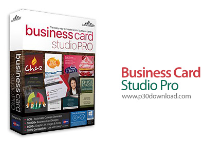 دانلود Summitsoft Business Card Studio Pro v6.0.4 - نرم افزار ساخت کارت ویزیت حرفه ای