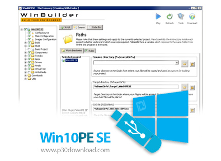 دانلود Win10PE SE 2020-04-24 - نرم افزار ساخت نسخه سبک وزن ویندوز پی ای از ویندوز 10